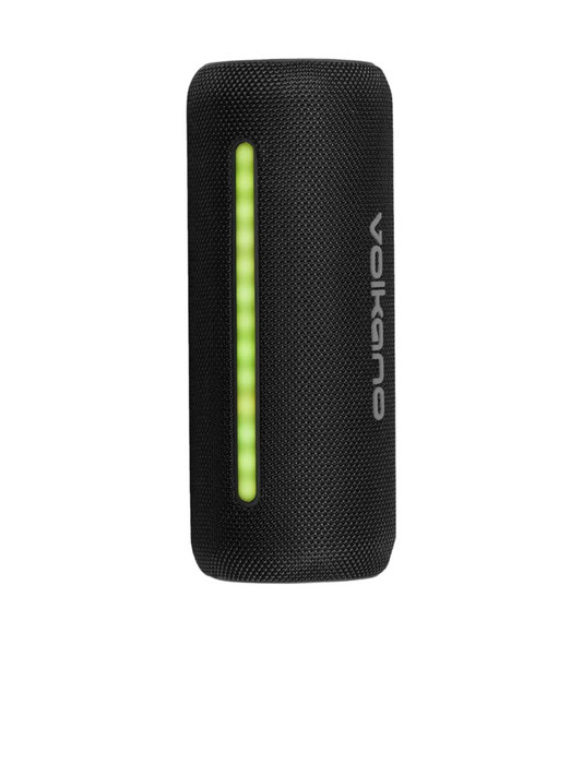 Volkano Rave Series Portable Bluetooth Speaker  - Black with Grey Buttons