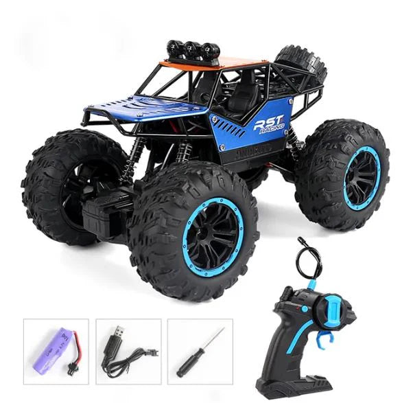 Rover Remote Control Cars 1:18, All Terrain Metal Shell 4X4 Off-Road Vehicle Monster Truck.