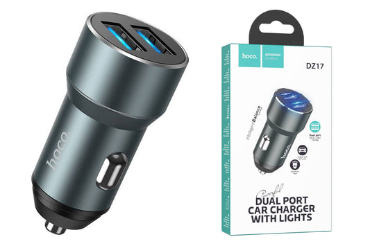 HOCO DZ17 Dual USB Port Car Charger