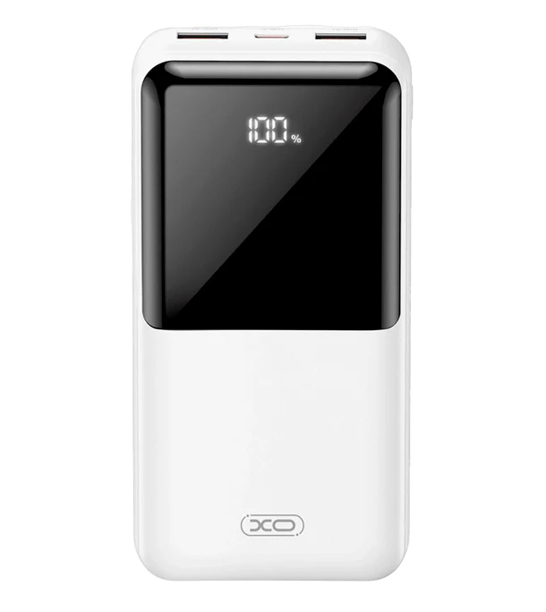 XO PR206 PD20W / QC22.5W Digital Display Fast Charge Power Bank 20000mAh-White