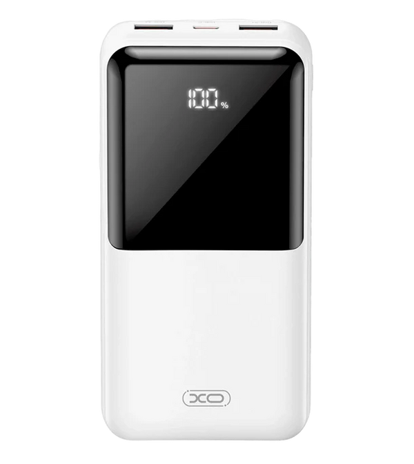 XO PR206 PD20W / QC22.5W Digital Display Fast Charge Power Bank 20000mAh-White