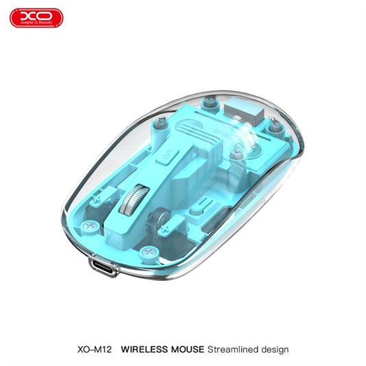 XO M12 Transparent Bluetooth Wireless Charging Mouse