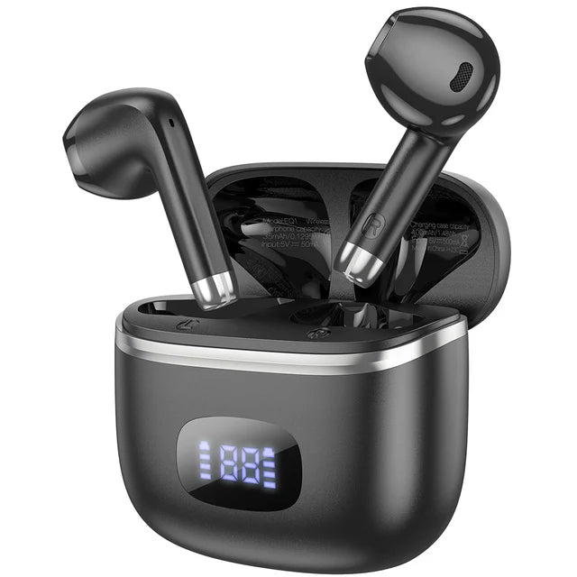 Hoco EQ1 V5.3 Bluetooth Black Earbuds