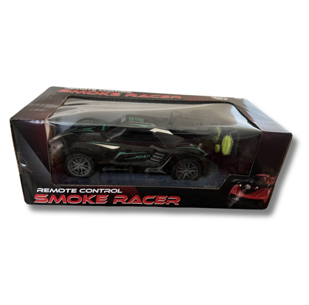 Remote Control Toy Car for Kids - Smoke-Generating - Red, Black