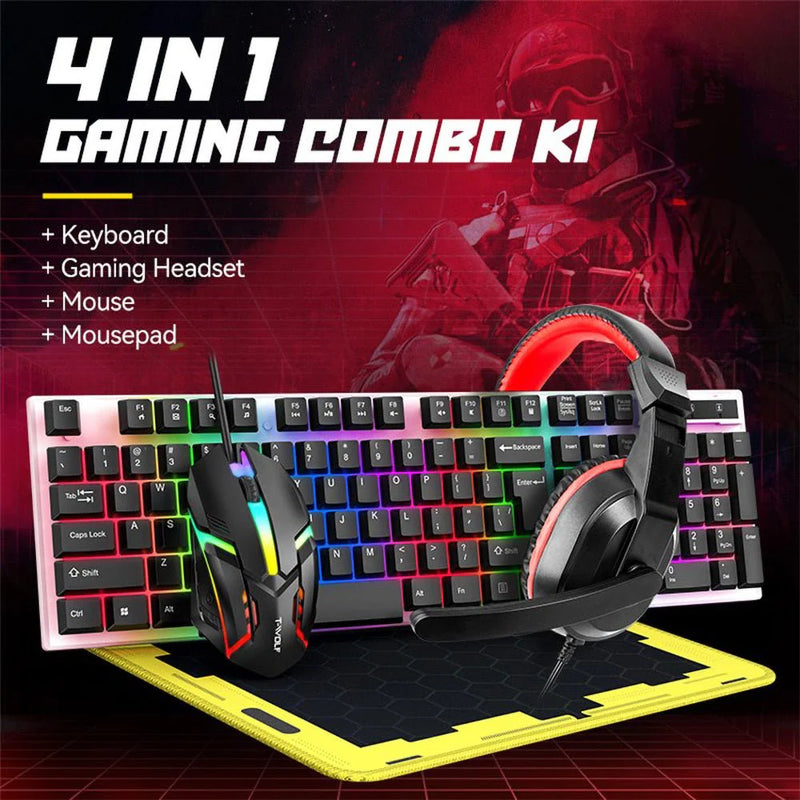 T-Wolf TF240 4-in-1 Gaming Combo