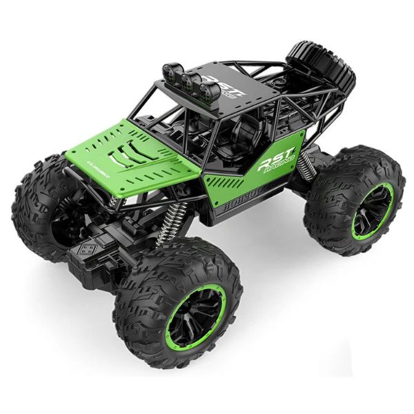 Rover Remote Control Cars 1:18, All Terrain Metal Shell 4X4 Off-Road Vehicle Monster Truck.