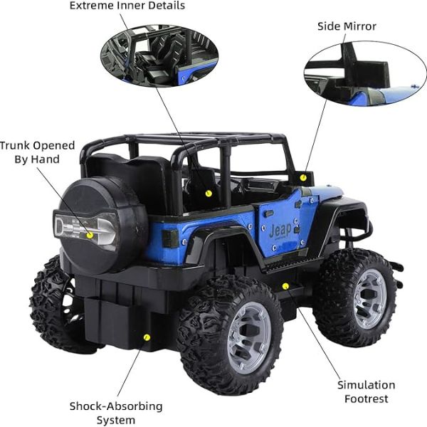 Jeep Metal Car Rock Climbing-Remote Control Usb