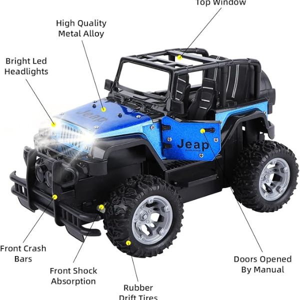 Jeep Metal Car Rock Climbing-Remote Control Usb