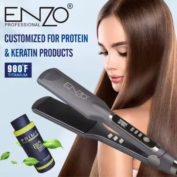 Enzo EN- 5118 Hair Straightener (Black)