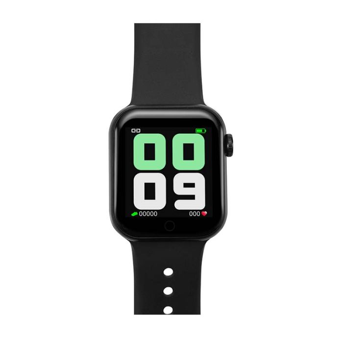 Bounce Chase Series Fitness Watch With Heart Rate Monitor-Black