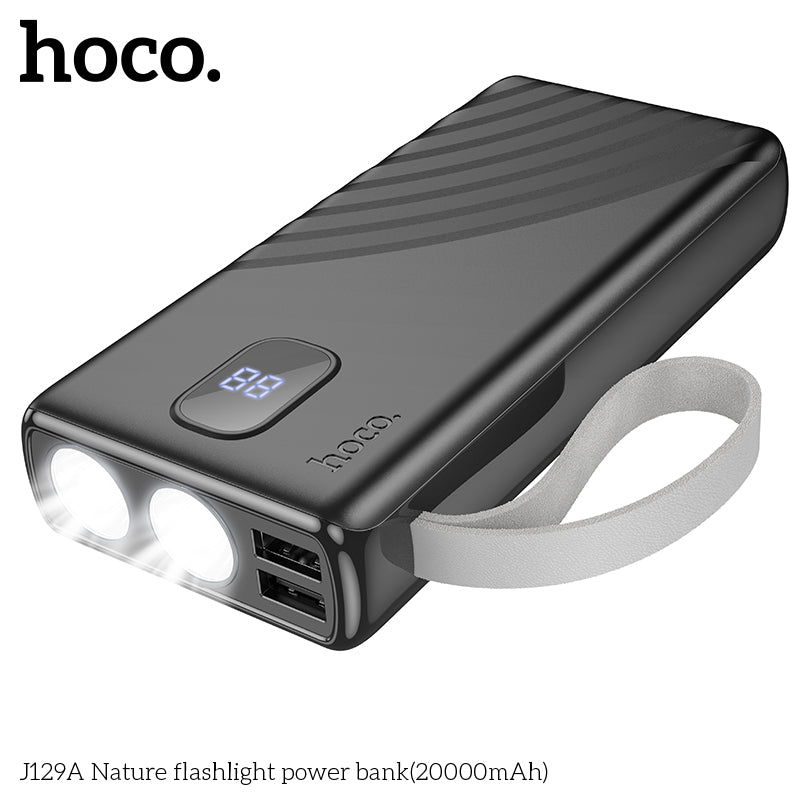 HOCO J129A FLASHLIGHT POWER BANK (20000mAh)