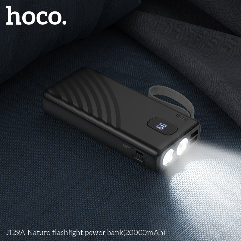 HOCO J129A FLASHLIGHT POWER BANK (20000mAh)