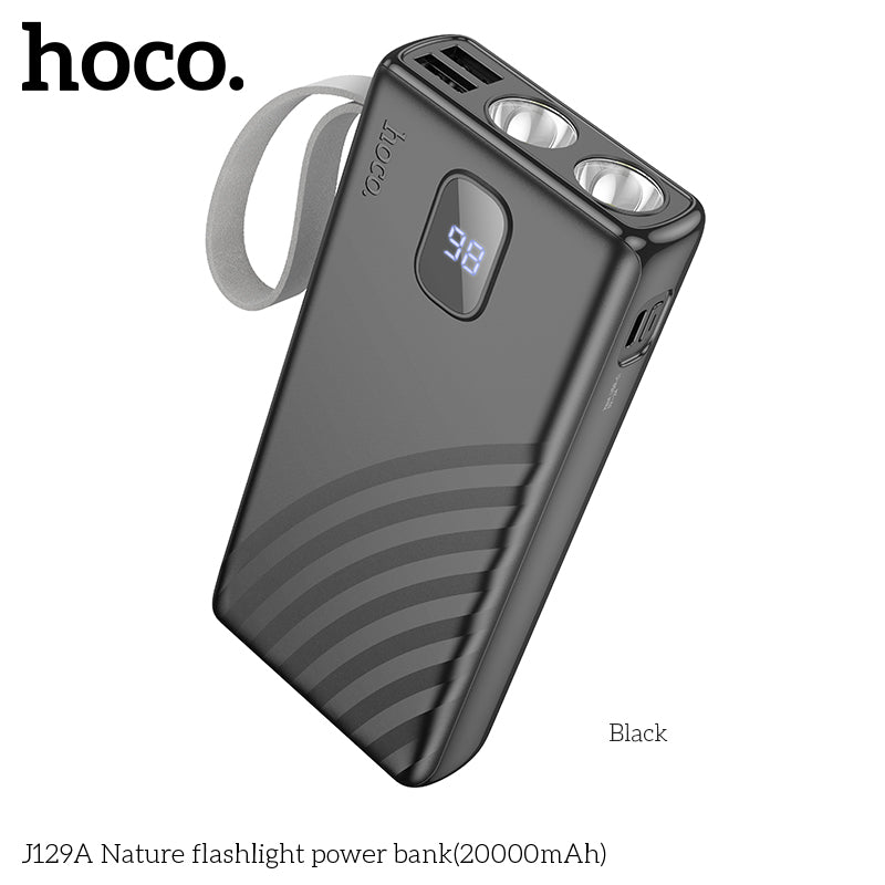 HOCO J129A FLASHLIGHT POWER BANK (20000mAh)