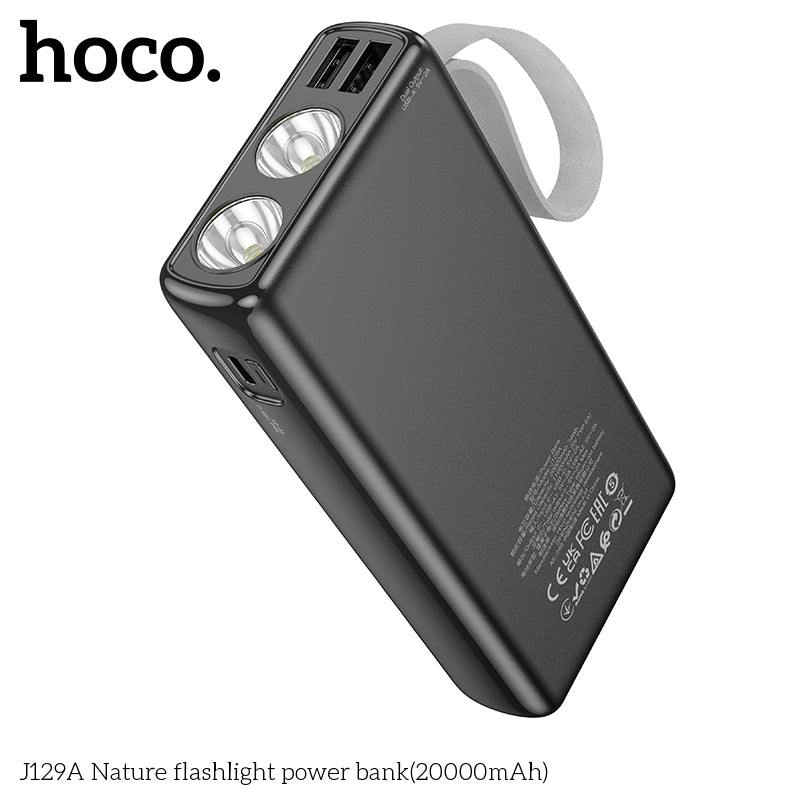 HOCO J129A FLASHLIGHT POWER BANK (20000mAh)